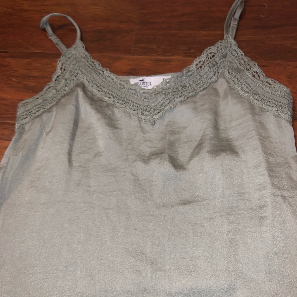 Green tank top